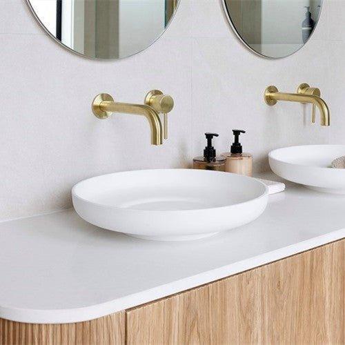 ADP Flume Ceramic Above Counter Basin Matte White - Ideal Bathroom CentreTOPPFLU400WM