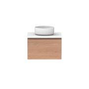 ADP Glacier All Drawer Slim Wall Hung Vanity - 600mm / Stone Benchtop / Centre Bowl