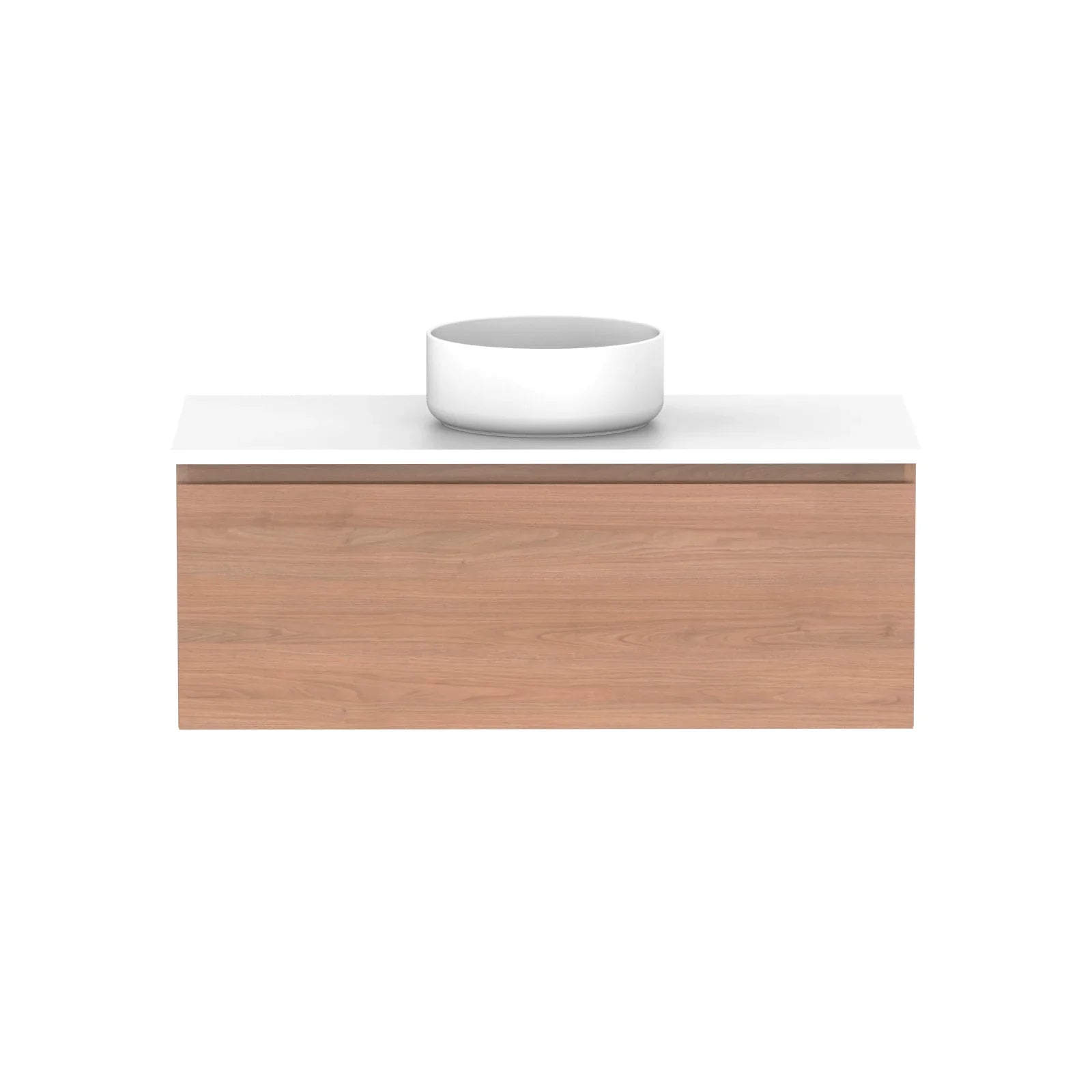 ADP Glacier Benchtop Slim Wall Hung Vanity All Drawer - Ideal Bathroom CentreGLLFAS0900WHSNT900mmCabinet OnlyLite Fresh White Interior