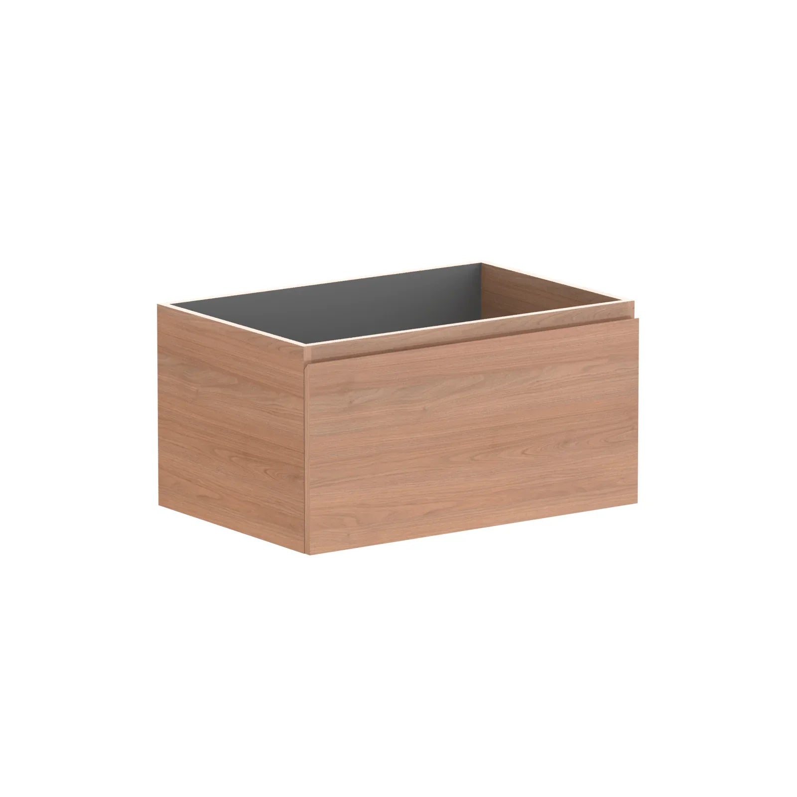 ADP Glacier Benchtop Slim Wall Hung Vanity All Drawer - Ideal Bathroom CentreGLLFAS0750WHSNT750mmCabinet OnlyLite Fresh White Interior