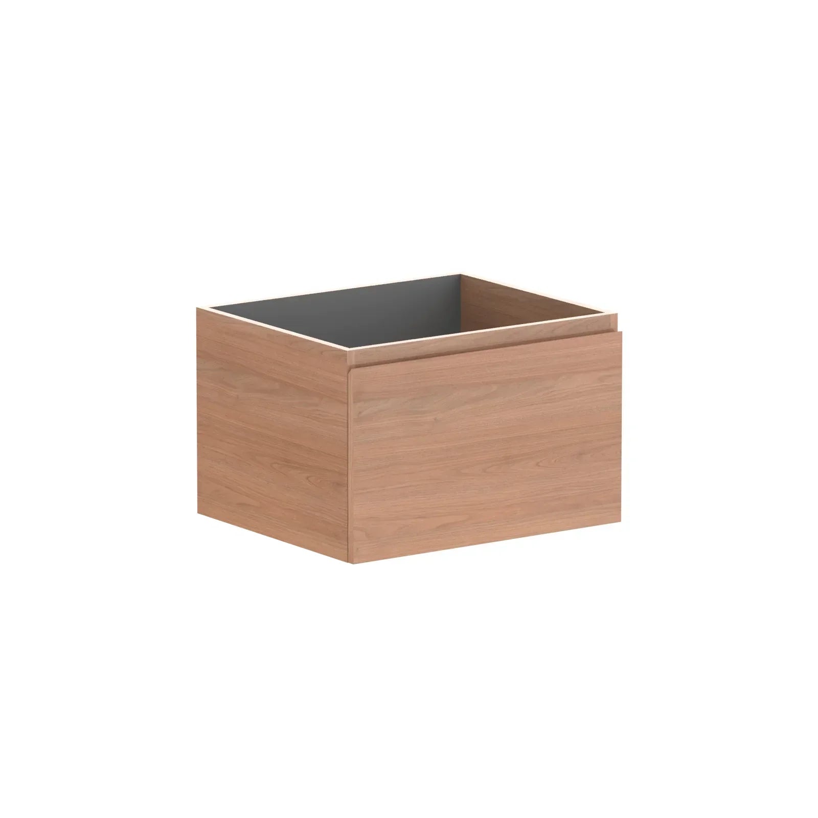 ADP Glacier All Drawer Slim Wall Hung Vanity - 600mm / No Top / Centre Bowl