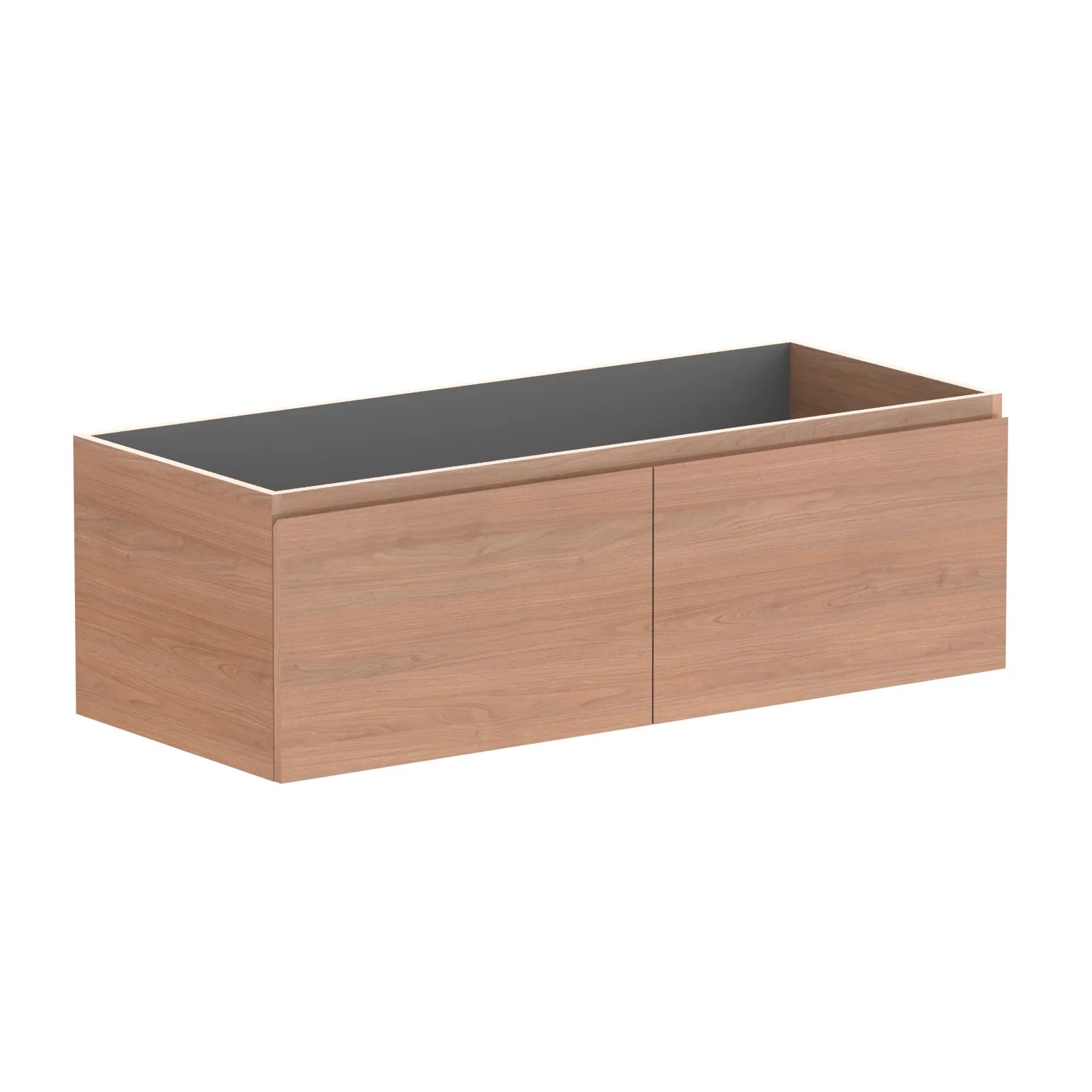 ADP Glacier Benchtop Slim Wall Hung Vanity All Drawer - Ideal Bathroom CentreGLLFAS1200WHSNT1200mmCabinet OnlyLite Fresh White Interior