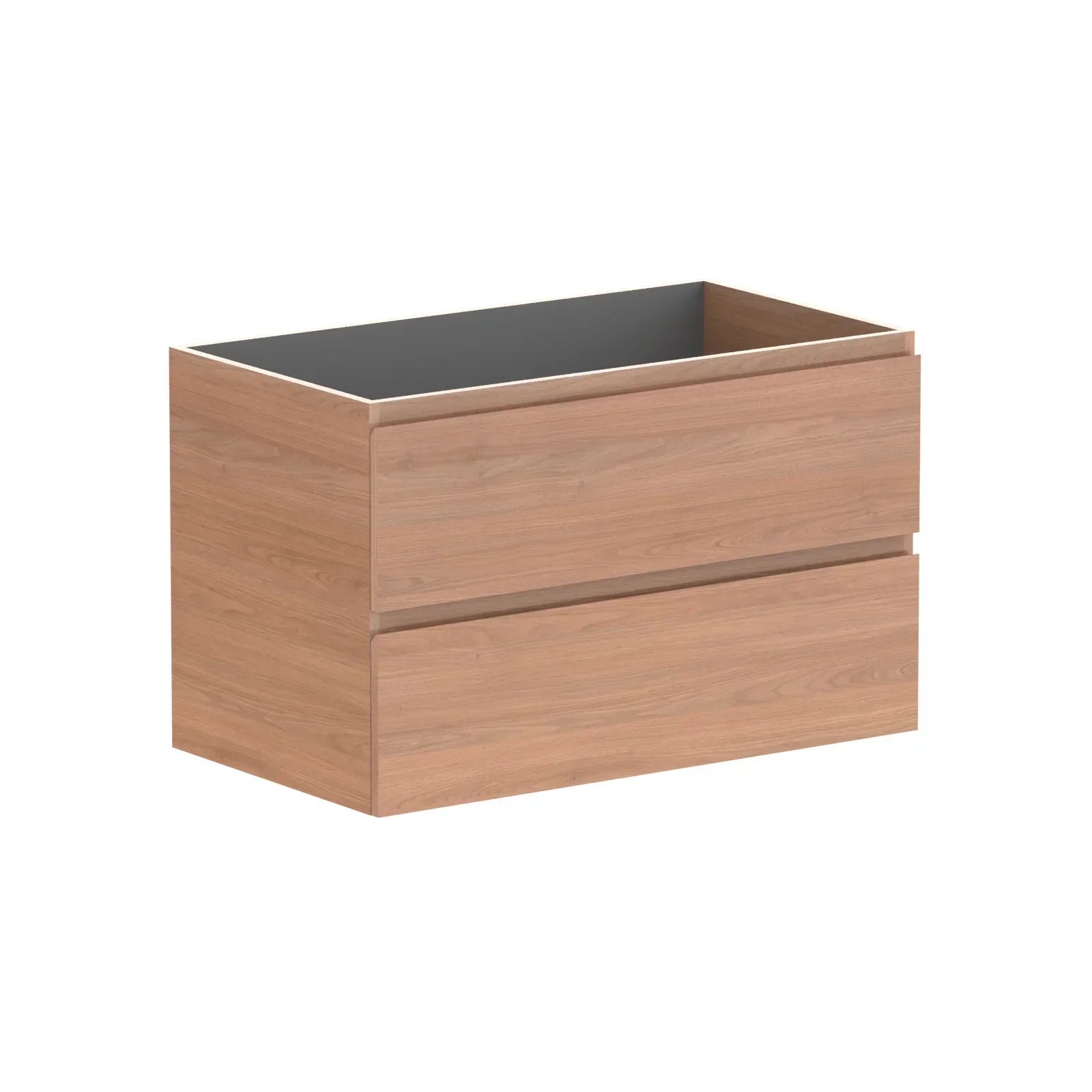 ADP Glacier All Drawer Twin Wall Hung Vanity - 900mm / No Top / Right Hand Bowl