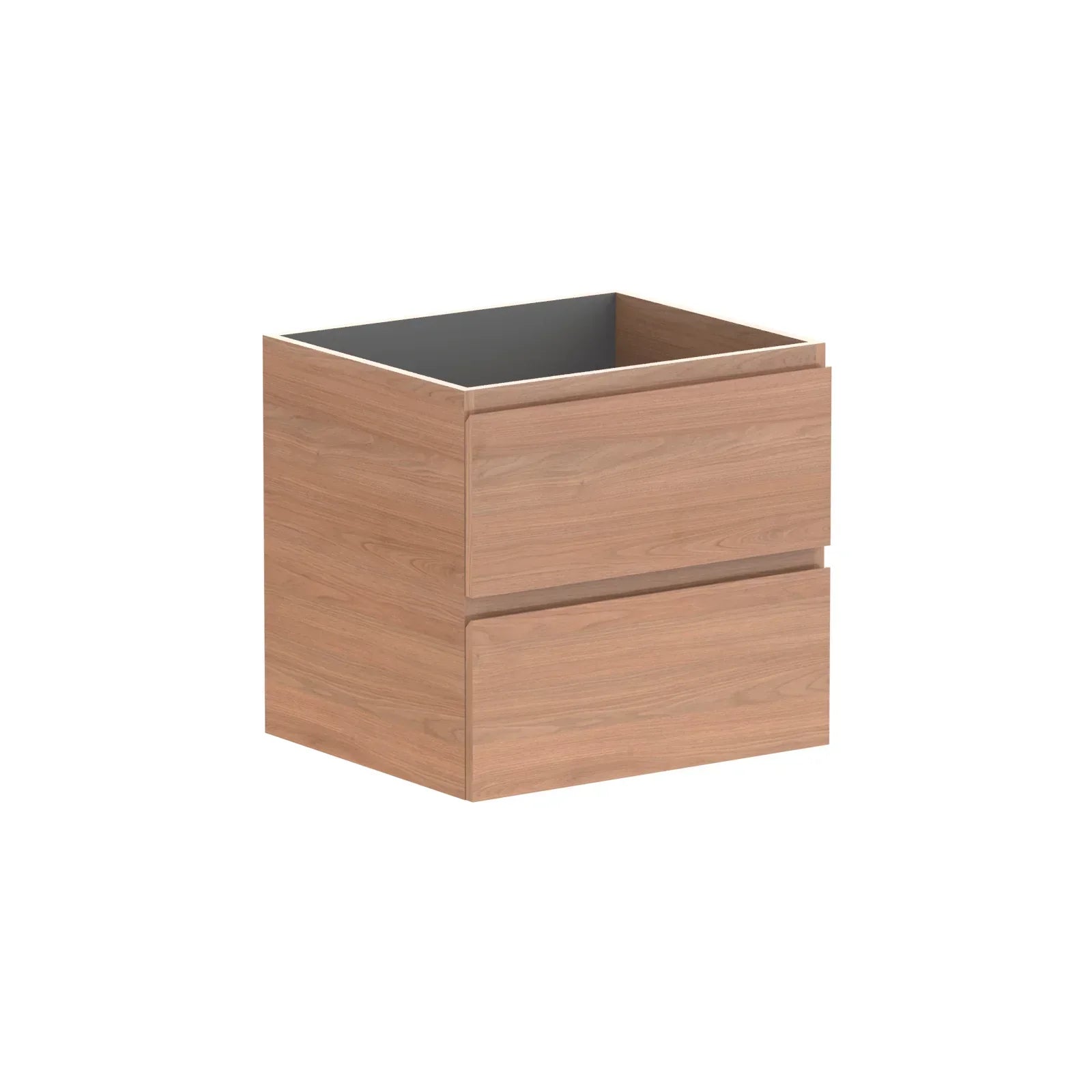 ADP Glacier All Drawer Twin Wall Hung Vanity - 600mm / No Top / Centre Bowl