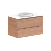 ADP Glacier All Drawer Twin Wall Hung Vanity - 900mm / Stone Benchtop / Centre Bowl
