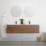 ADP Glacier Ceramic Slim Wall Hung Vanity Door & Drawer - Ideal Bathroom CentreGLLFCS0750WHCCP750mmCentre BasinLite Fresh White Interior