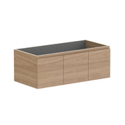 ADP Glacier Door and Drawer Slim Wall Hung Vanity - 1050mm / No Top / Left Hand Bowl