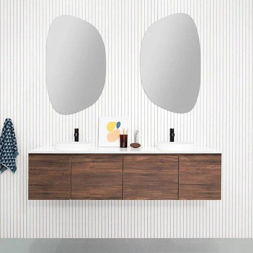 ADP Glacier Slim Custom 600 - 2400mm Wall Hung Vanity Door & Drawer - Ideal Bathroom CentreGLLFCS0750WHCCP600 - 750mmCentre BasinLite Fresh White Interior