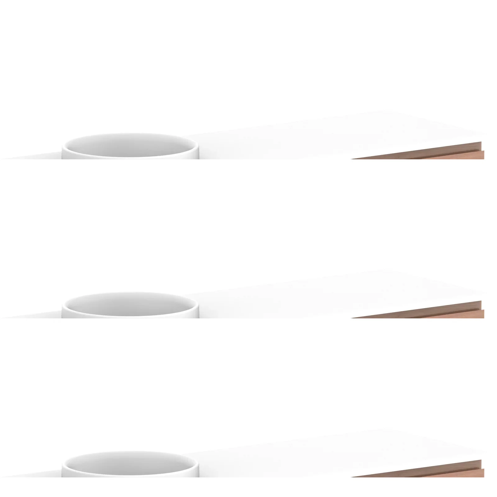 ADP Glacier Twin Custom 600 - 2400mm Wall Hung Vanity All Drawer - Ideal Bathroom CentreGLLFAW1500WHLCP1201 - 1500mmLeft Hand BasinLite Fresh White Interior