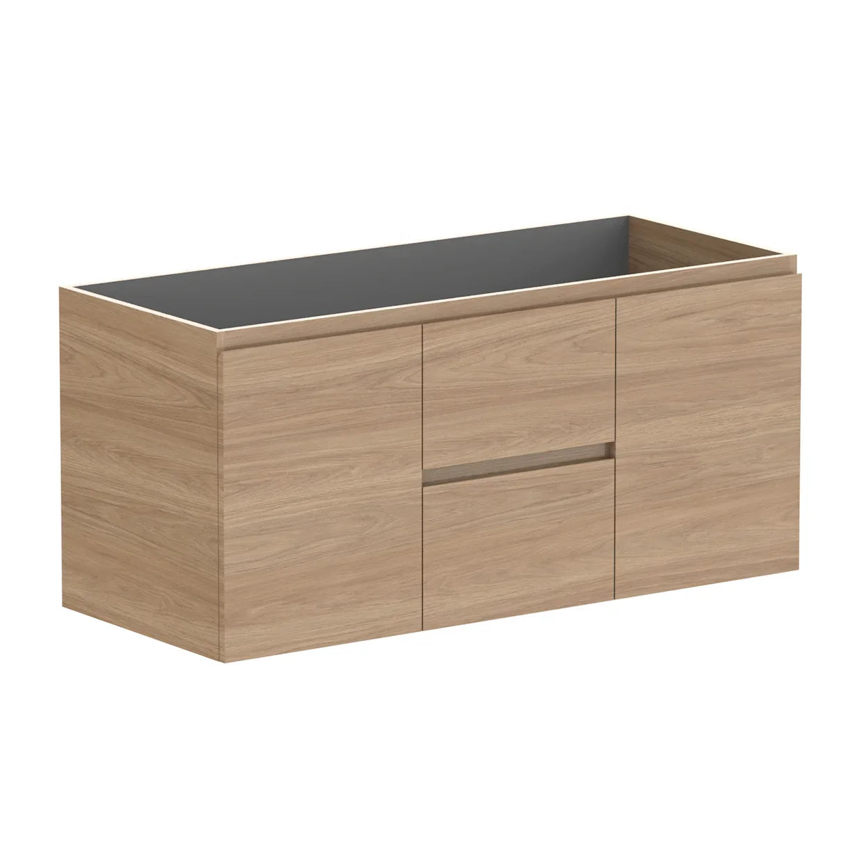 ADP Glacier Twin Custom 600 - 2400mm Wall Hung Vanity Door & Drawer - Ideal Bathroom CentreGLLFCW1200WHSNT1051 - 1200mmCabinet OnlyLite Fresh White Interior