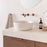 ADP Glam Round Ceramic Above Counter Basin - Matte Pearl - Ideal Bathroom CentreTOPCGLR390MW