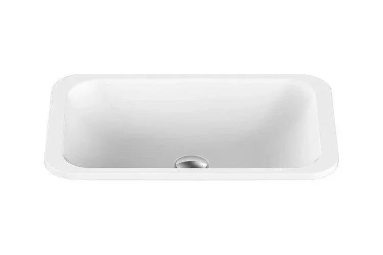 ADP Glory Solid Surface Inset/ Under Counter Basin - Matte White - Ideal Bathroom CentreTOPTGLO5536 - TS