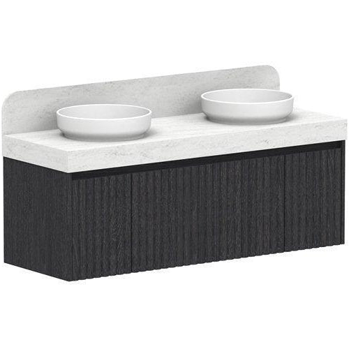 ADP Harper Wall Hung Vanity - Ideal Bathroom CentreHARFAS0685WHCCP - 291435mmDouble Bowl Basins