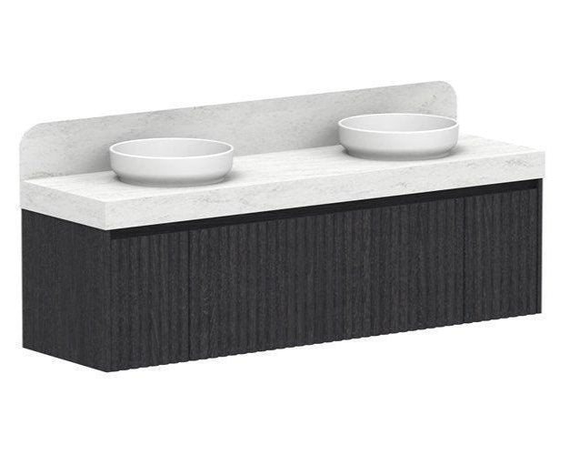 ADP Harper Wall Hung Vanity - Ideal Bathroom CentreHARFAS0685WHCCP - 371735mmDouble Bowl Basins