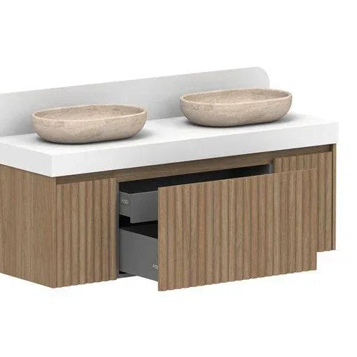 ADP Harper Wall Hung Vanity - Ideal Bathroom CentreHARFAS0685WHCCP - 291435mmDouble Bowl Basins
