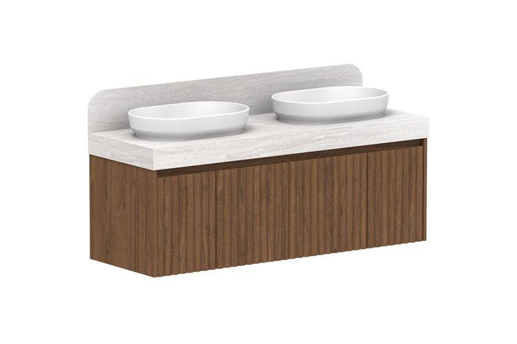 ADP Harper Wall Hung Vanity - Ideal Bathroom CentreHARFAS0685WHCCP - 291435mmDouble Bowl Basins