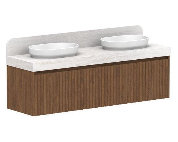 ADP Harper Wall Hung Vanity - Ideal Bathroom CentreHARFAS0685WHCCP - 371735mmDouble Bowl Basins