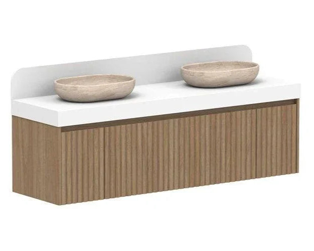 ADP Harper Wall Hung Vanity - Ideal Bathroom CentreHARFAS0685WHCCP - 371735mmDouble Bowl Basins