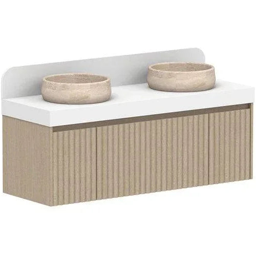 ADP Harper Wall Hung Vanity - Ideal Bathroom CentreHARFAS0685WHCCP - 291435mmDouble Bowl Basins