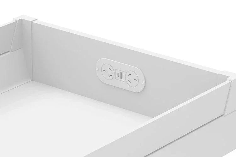 ADP In - Drawer Power Point White - Ideal Bathroom CentrePWRDRW240VWH