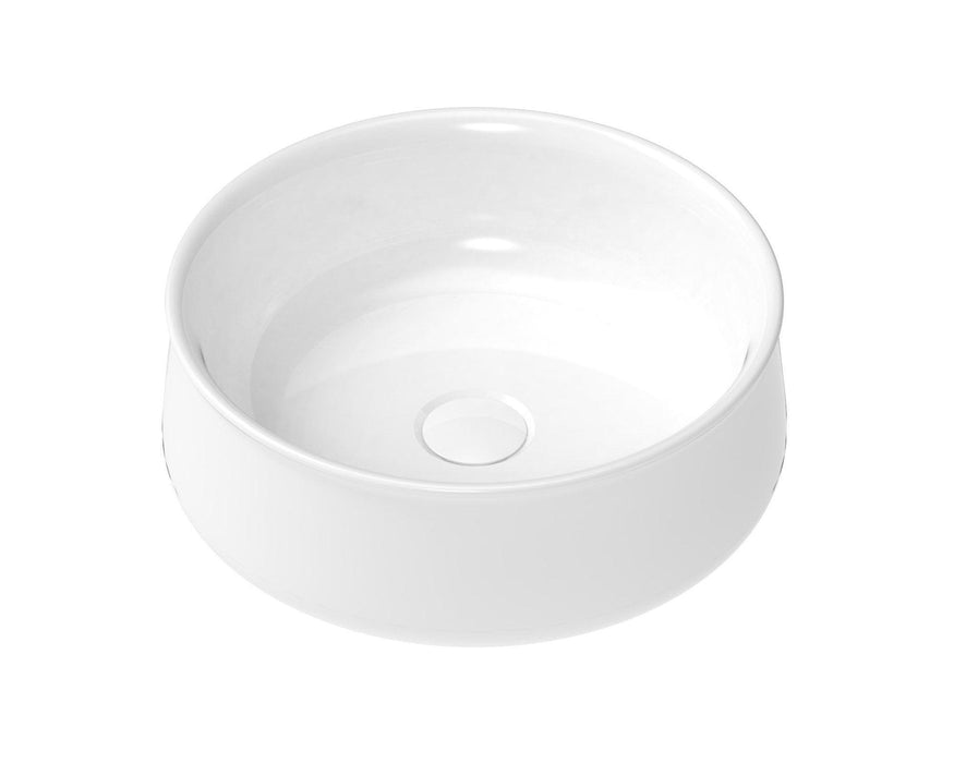 ADP Jennifer Ceramic Above Counter Basin - Gloss White - Ideal Bathroom CentreTOPCJEN3636GW