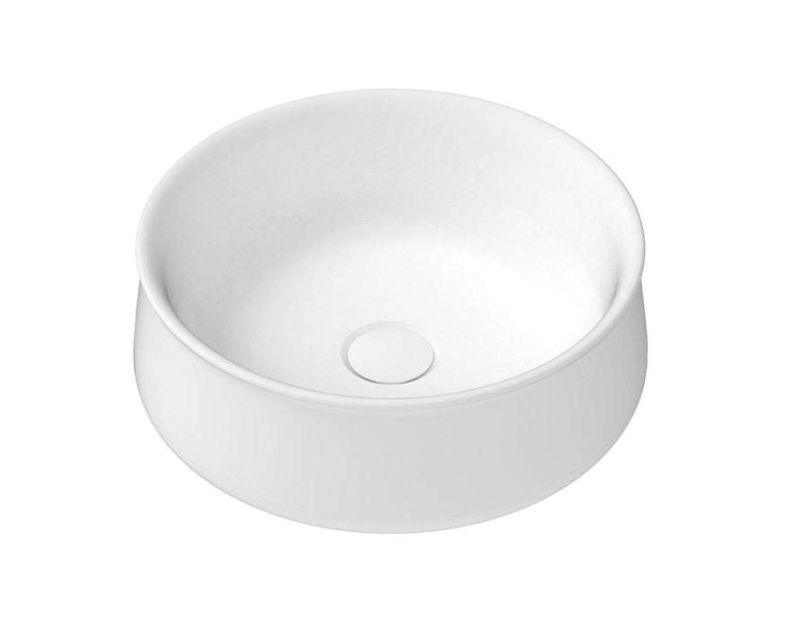 ADP Jennifer Ceramic Above Counter Basin - Matte White - Ideal Bathroom CentreTOPCJEN3636MW