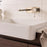 ADP Lino Ceramic Semi - Recessed Basin - Ideal Bathroom CentreTOPCLIN5938GW