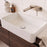 ADP Lino Ceramic Semi - Recessed Basin - Ideal Bathroom CentreTOPCLIN5938GW