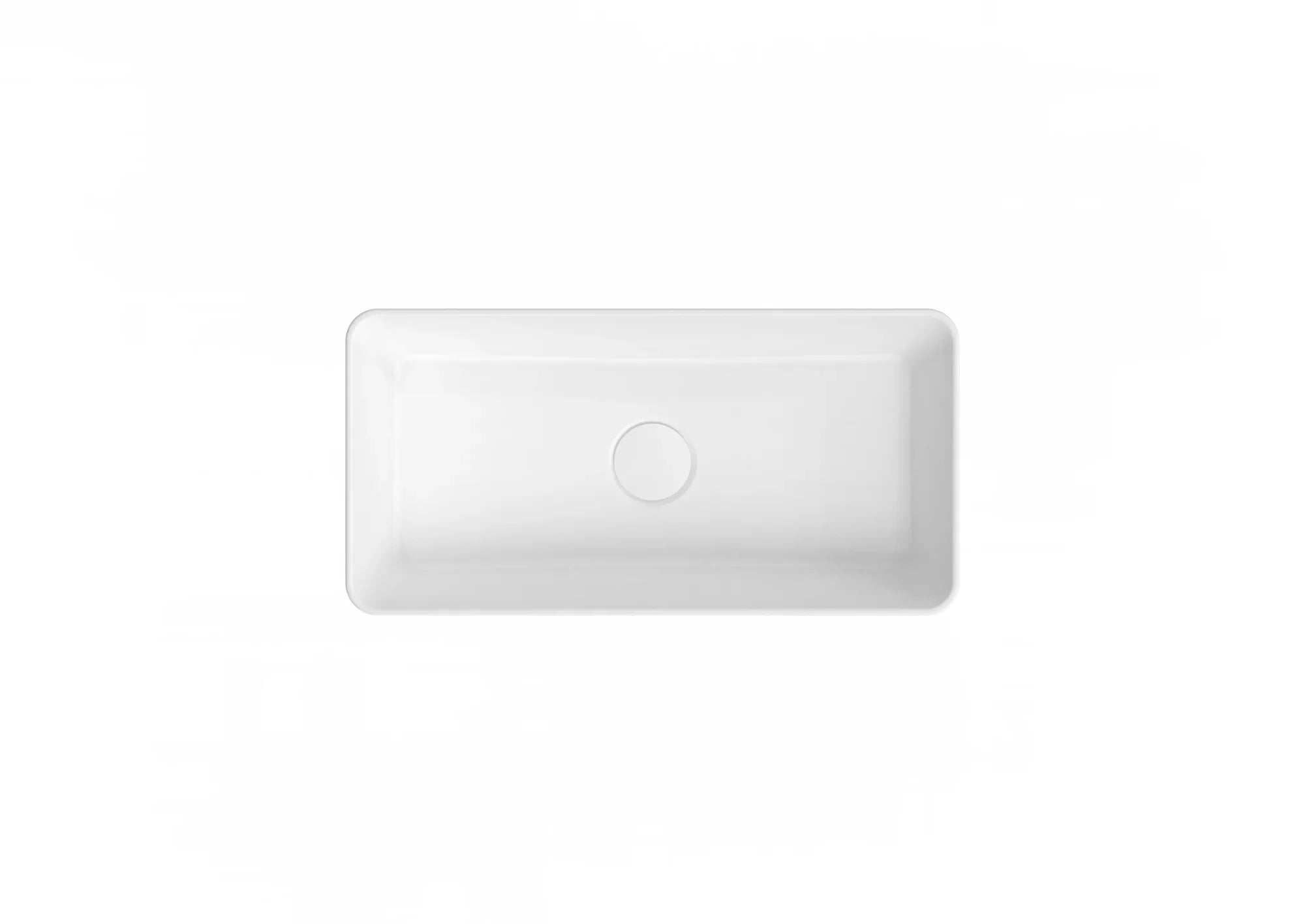 ADP Lisa Ceramic Above Counter Basin - Matte White - Ideal Bathroom CentreTOPCLIS470MW