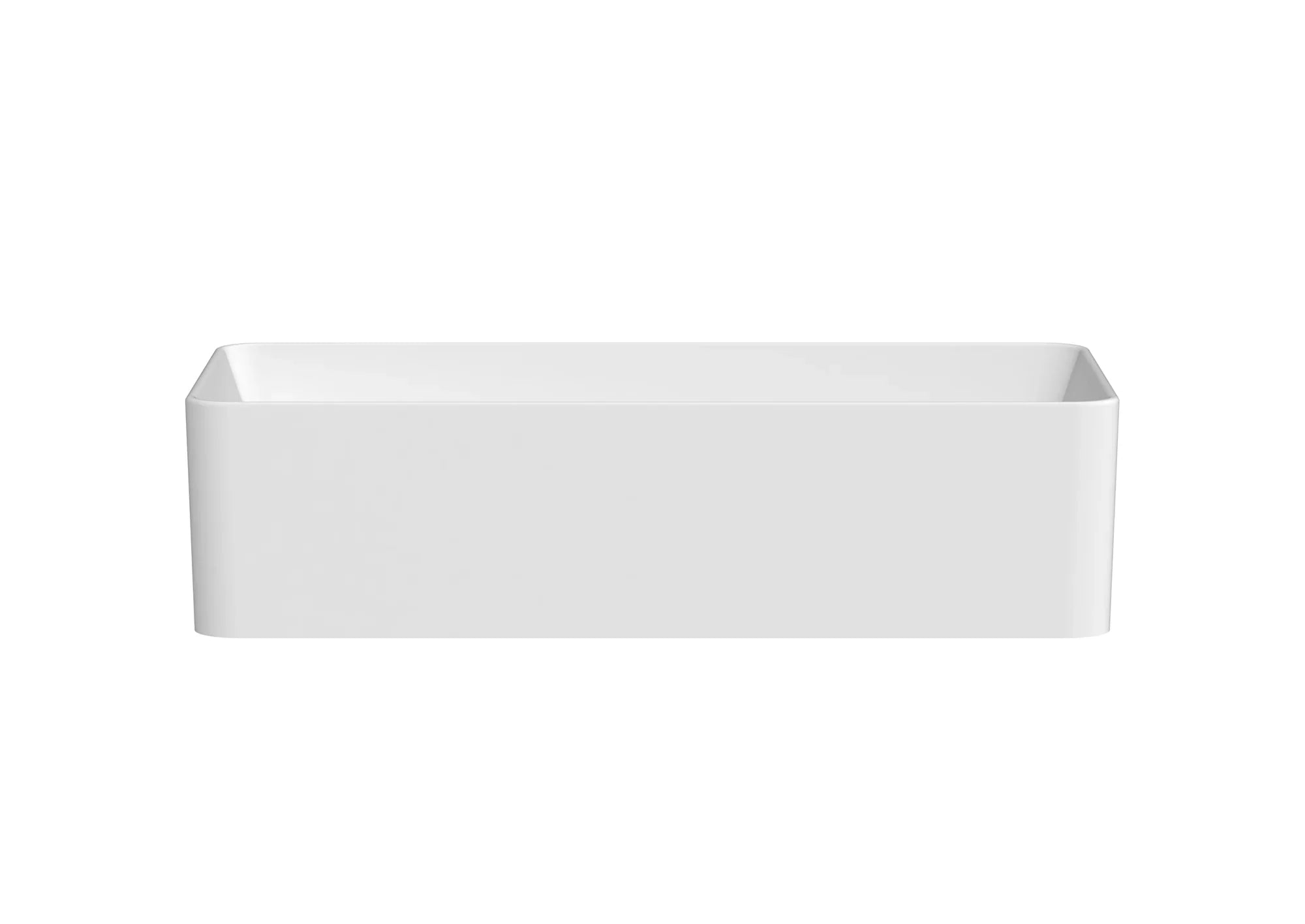 ADP Lisa Ceramic Above Counter Basin - Matte White - Ideal Bathroom CentreTOPCLIS470MW
