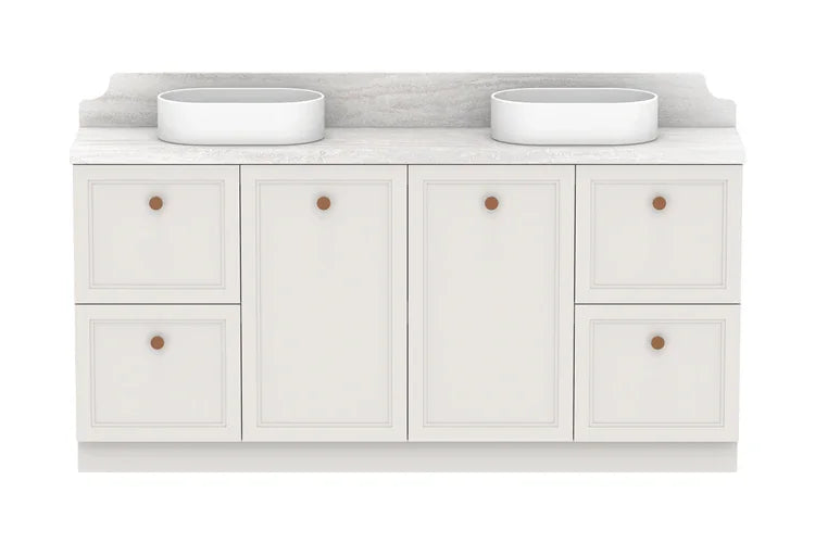 ADP Mabel Ensuite Freestanding Vanity - Ideal Bathroom CentreMABECS1800WKDCP1800mmDouble Bowl Basin