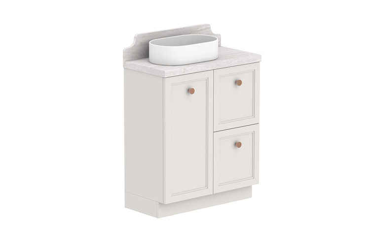 ADP Mabel Ensuite Freestanding Vanity - Ideal Bathroom CentreMABECS0600WKCCP600mmCentre Basin