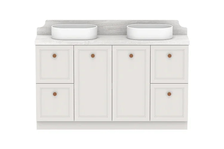ADP Mabel Ensuite Freestanding Vanity - Ideal Bathroom CentreMABECS1500WKDCP1500mmDouble Bowl Basin
