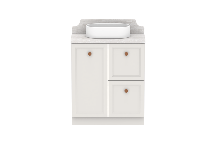 ADP Mabel Ensuite Freestanding Vanity - Ideal Bathroom CentreMABECS0750WKCCP750mmCentre Basin