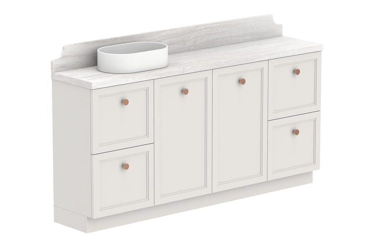 ADP Mabel Ensuite Freestanding Vanity - Ideal Bathroom CentreMABECS1800WKLCP1800mmLeft Hand Basin