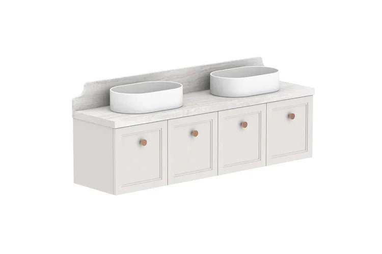 ADP Mabel Ensuite Wall Hung Vanity - Ideal Bathroom CentreMABECS1500WHDCP1500mmDouble Bowl Basin