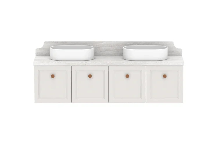 ADP Mabel Ensuite Wall Hung Vanity - Ideal Bathroom CentreMABECS1500WHDCP1500mmDouble Bowl Basin
