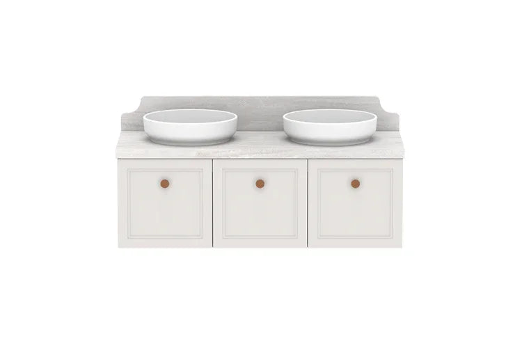 ADP Mabel Ensuite Wall Hung Vanity - Ideal Bathroom CentreMABECS1200WHDCP1200mmDouble Bowl Basin