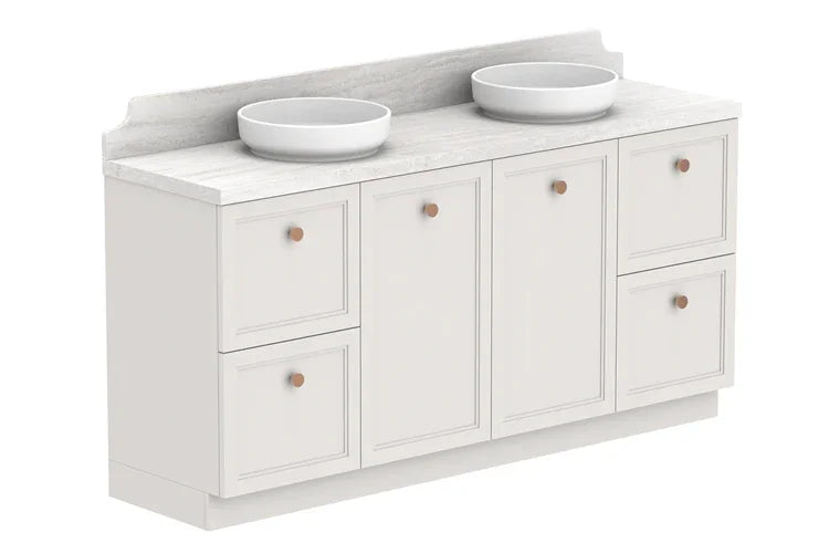 ADP Mabel Freestanding Vanity - Ideal Bathroom CentreMABFCS1800WKDCP1800mmDouble Bowl Basin