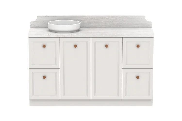 ADP Mabel Freestanding Vanity - Ideal Bathroom CentreMABFCS1500WKLCP1500mmLeft Hand Basin