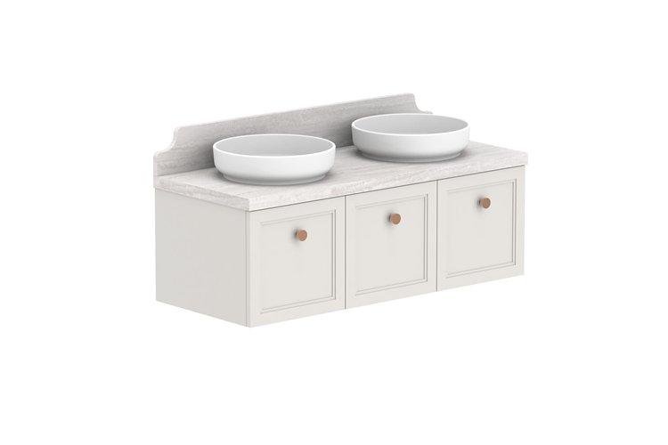 ADP Mabel Wall Hung Vanity - Ideal Bathroom CentreMABFCS1200WHDCP1200mmDouble Bowl Basin