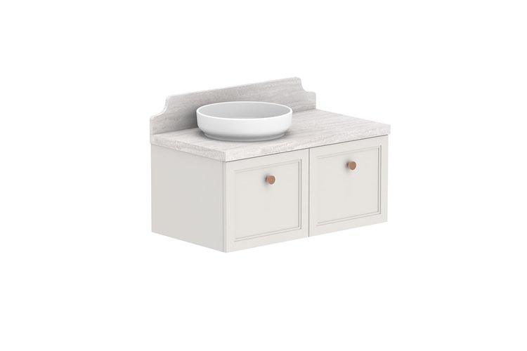 ADP Mabel Wall Hung Vanity - Ideal Bathroom CentreMABFCS0900WHLCP900mmLeft Hand Basin