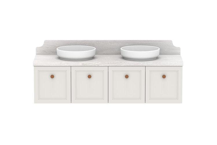 ADP Mabel Wall Hung Vanity - Ideal Bathroom CentreMABFCS1500WHDCP1500mmDouble Bowl Basin