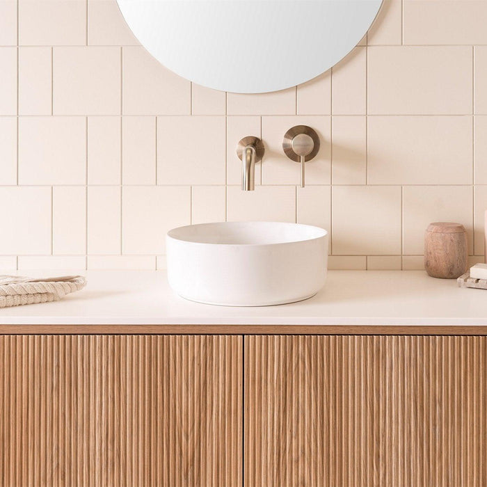 ADP Maggie 300mm Ceramic Above Counter Basin - Matte White - Ideal Bathroom CentreTOPCMAG300MW