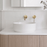 ADP Margot Ceramic Above Counter Basin-Matte White