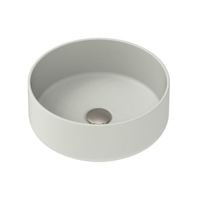 ADP Margot Ceramic Above Counter Basin - Matte Concrete - Ideal Bathroom CentreTOPCMAR360MC