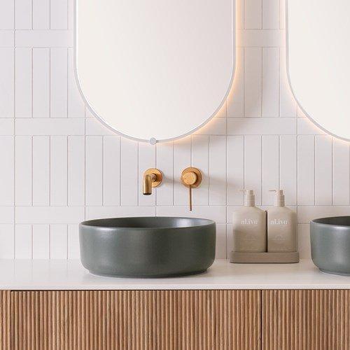 ADP Margot Ceramic Above Counter Basin - Matte Forest - Ideal Bathroom CentreTOPCMAR360MF