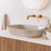 ADP Marilyn Ceramic Above Counter Basin - Matte Concrete - Ideal Bathroom CentreTOPCMAL550MC