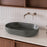 ADP Marilyn Ceramic Above Counter Basin - Matte Forest - Ideal Bathroom CentreTOPCMAL550MF