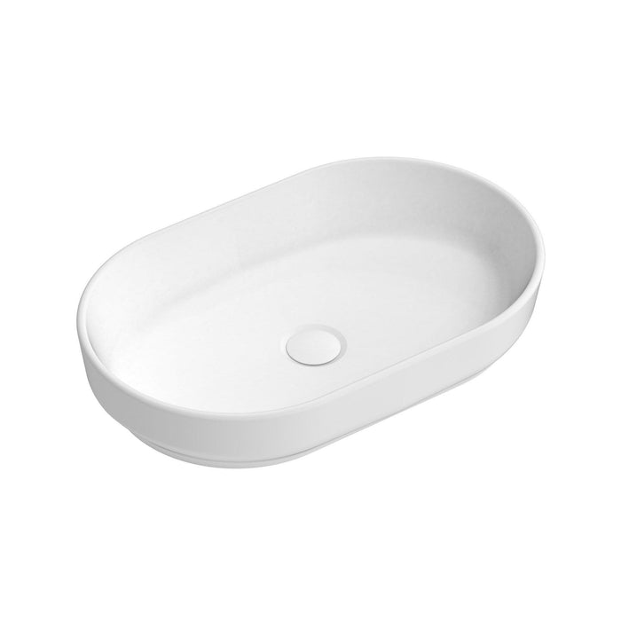 ADP Marilyn Ceramic Above Counter Basin - Matte White - Ideal Bathroom CentreTOPCMAL550MW